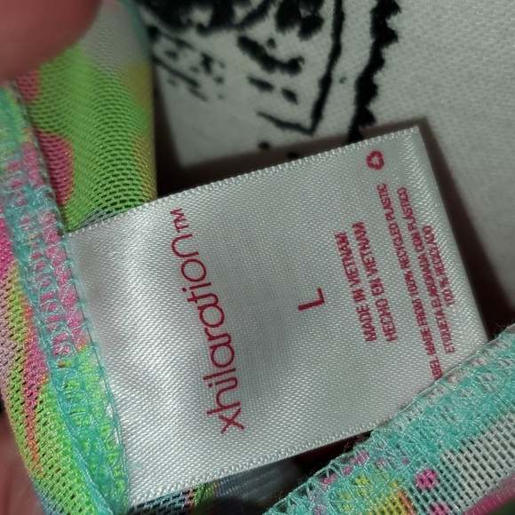 New Xhilaration Floral Swim Xhilaration Tunneled Mesh Cover Up Skirt Large - Picture 7 of 9